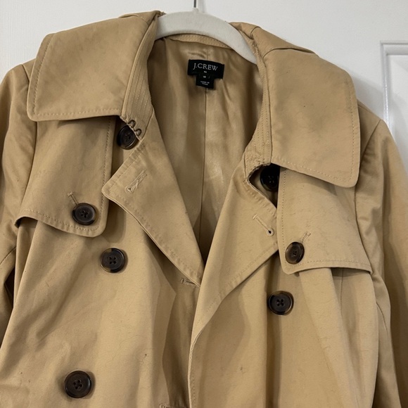 JCrew Tan Trench Coat - Picture 4 of 9